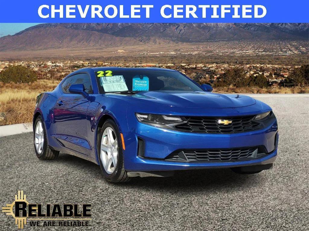used 2022 Chevrolet Camaro car, priced at $24,201