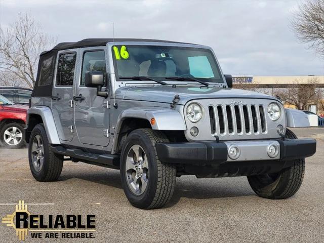 used 2016 Jeep Wrangler Unlimited car, priced at $21,973