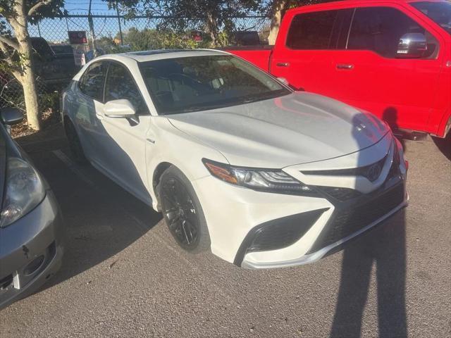 used 2021 Toyota Camry car, priced at $29,500