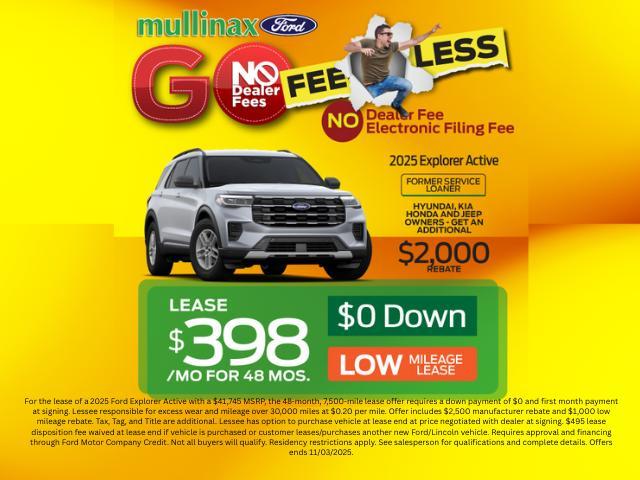 new 2025 Ford Explorer car, priced at $39,370