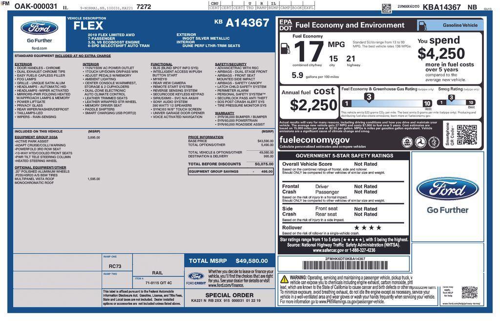 used 2019 Ford Flex car, priced at $18,990