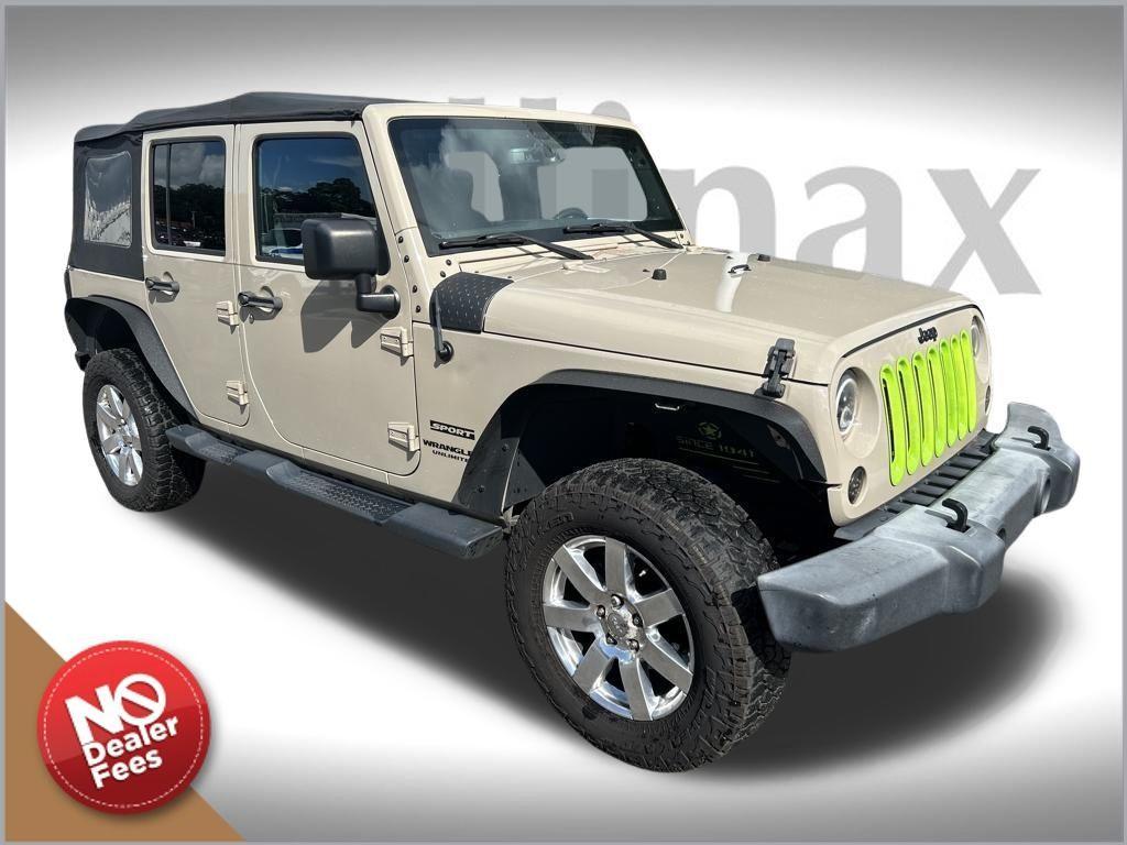 used 2016 Jeep Wrangler Unlimited car, priced at $15,290