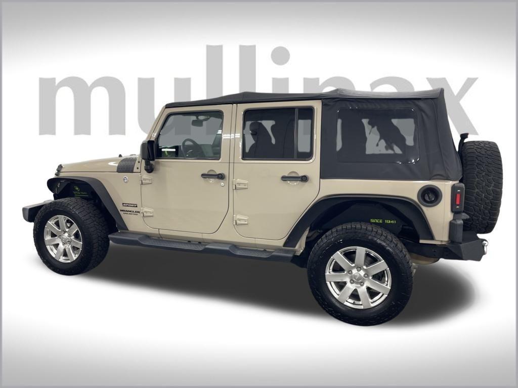 used 2016 Jeep Wrangler Unlimited car, priced at $14,500