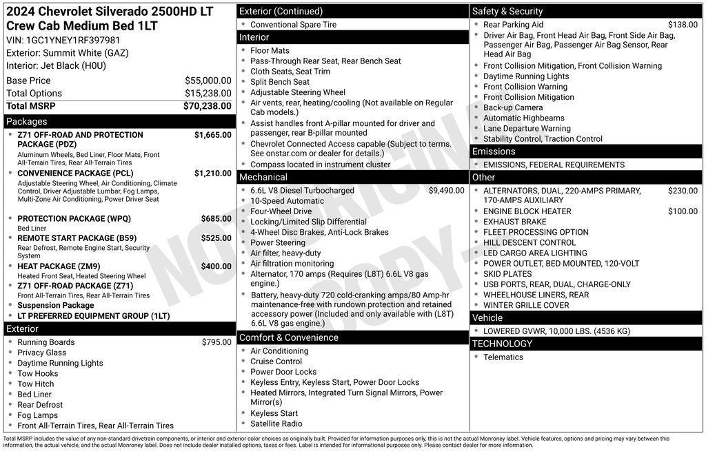 used 2024 Chevrolet Silverado 2500 car, priced at $54,990