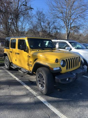 used 2021 Jeep Wrangler Unlimited car, priced at $28,987