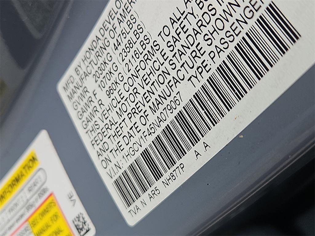 used 2022 Honda Accord car, priced at $24,987