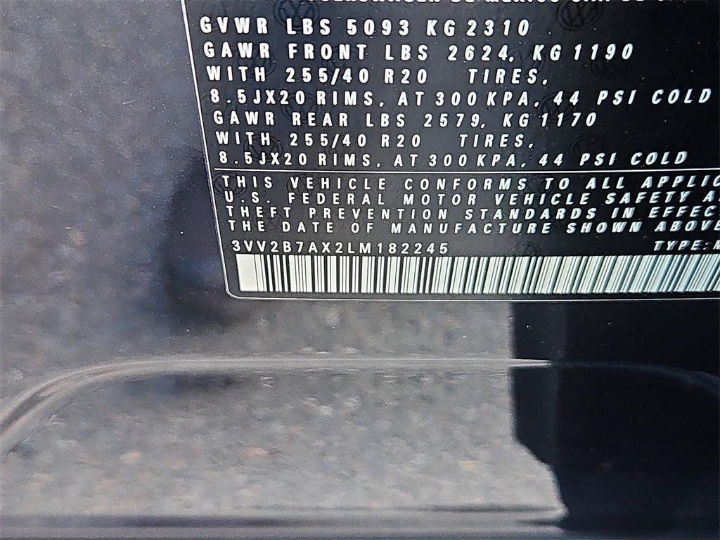 used 2020 Volkswagen Tiguan car, priced at $19,987