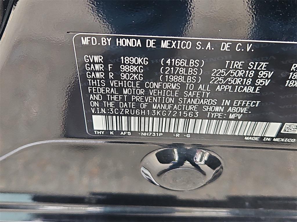 used 2019 Honda HR-V car, priced at $17,987