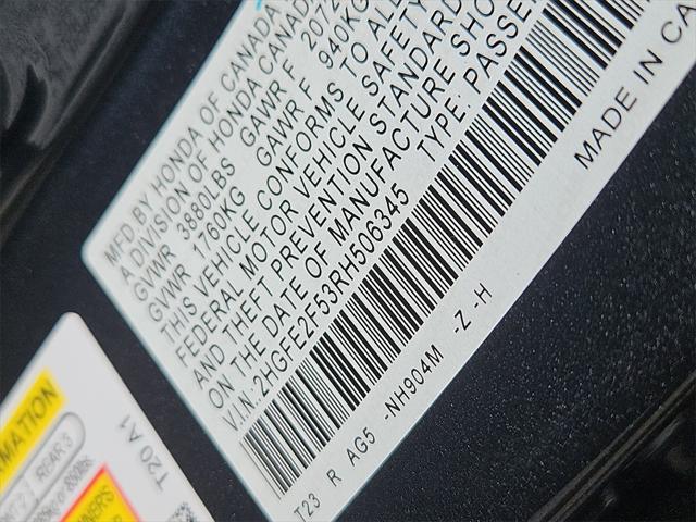 used 2024 Honda Civic car, priced at $24,987