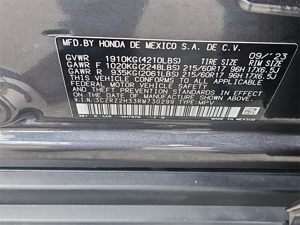 used 2024 Honda HR-V car, priced at $24,585