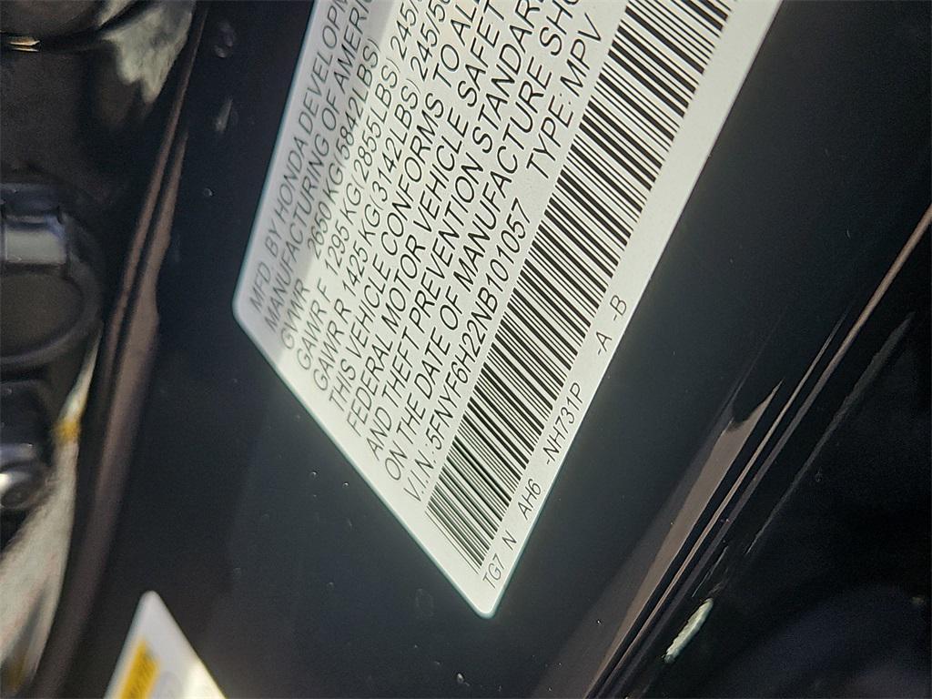 used 2022 Honda Pilot car, priced at $34,987