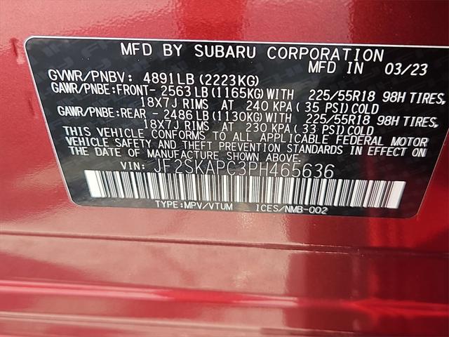 used 2023 Subaru Forester car, priced at $31,494