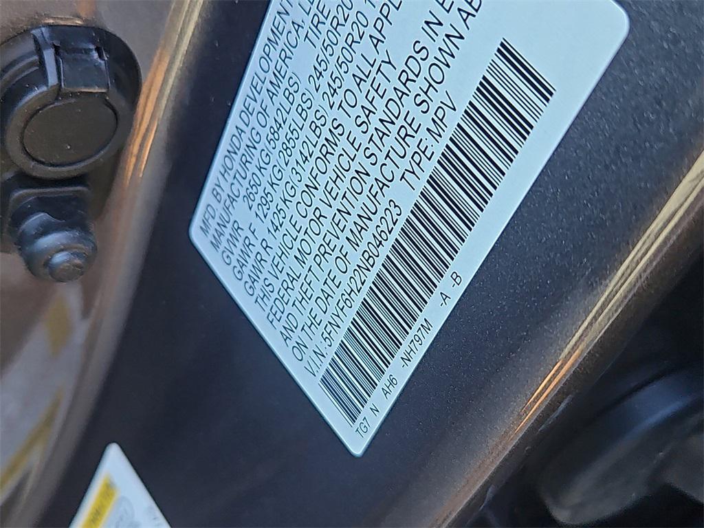 used 2022 Honda Pilot car, priced at $32,987