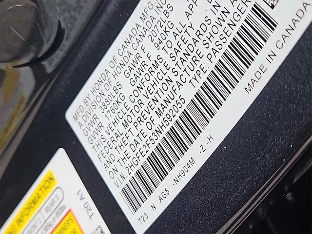 used 2022 Honda Civic car, priced at $23,987