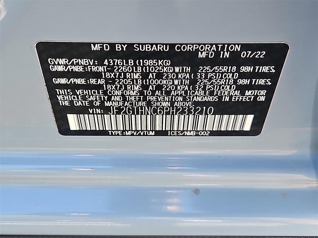 used 2023 Subaru Crosstrek car, priced at $26,700