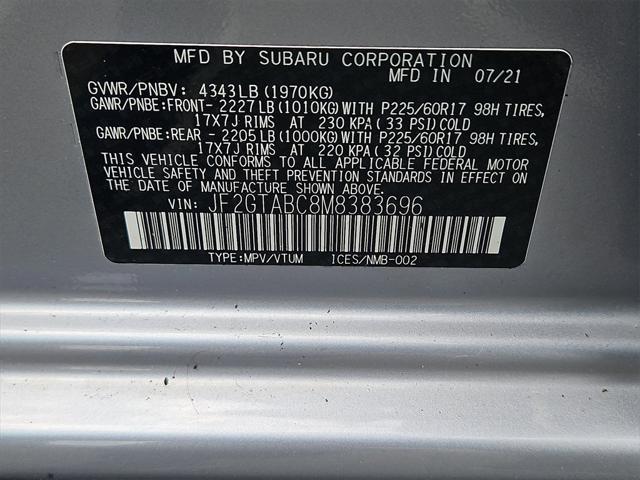 used 2021 Subaru Crosstrek car, priced at $22,987