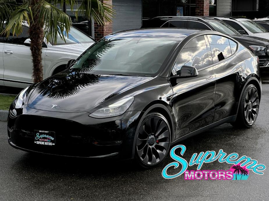 used 2022 Tesla Model Y car, priced at $32,848