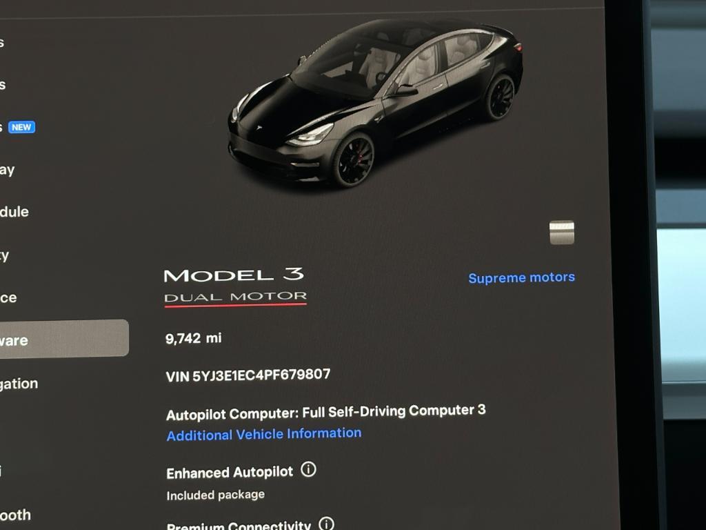 used 2023 Tesla Model 3 car, priced at $33,415