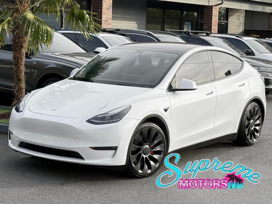 used 2022 Tesla Model Y car, priced at $34,498