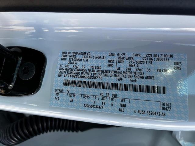 new 2025 Ford F-150 car, priced at $62,821