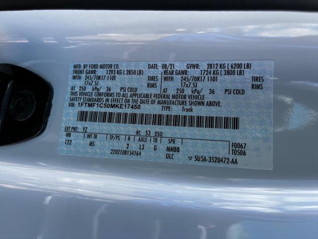 used 2021 Ford F-150 car, priced at $35,987