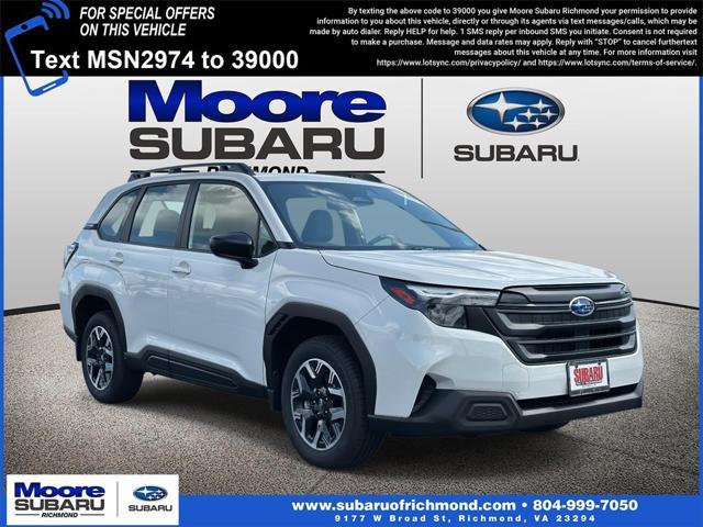 new 2025 Subaru Forester car, priced at $31,621