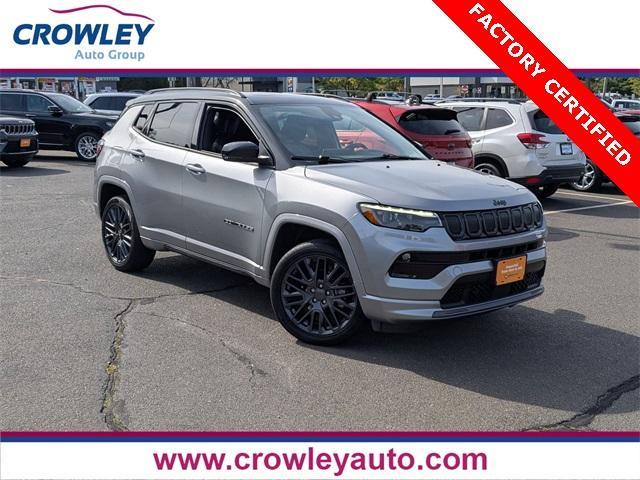 used 2022 Jeep Compass car, priced at $27,300