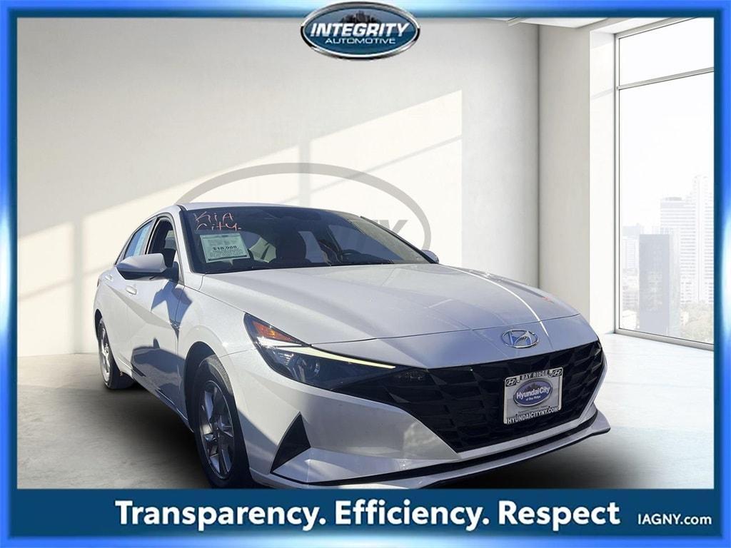 used 2021 Hyundai Elantra car, priced at $18,500