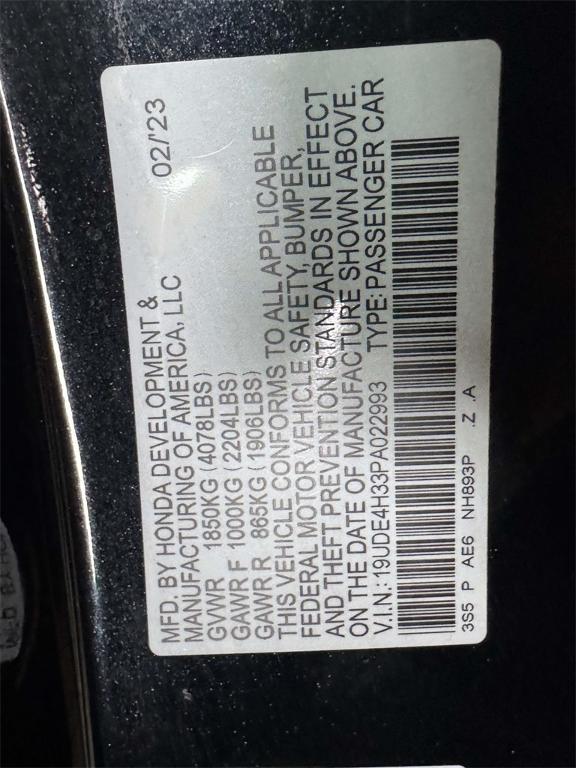 used 2023 Acura Integra car, priced at $24,995