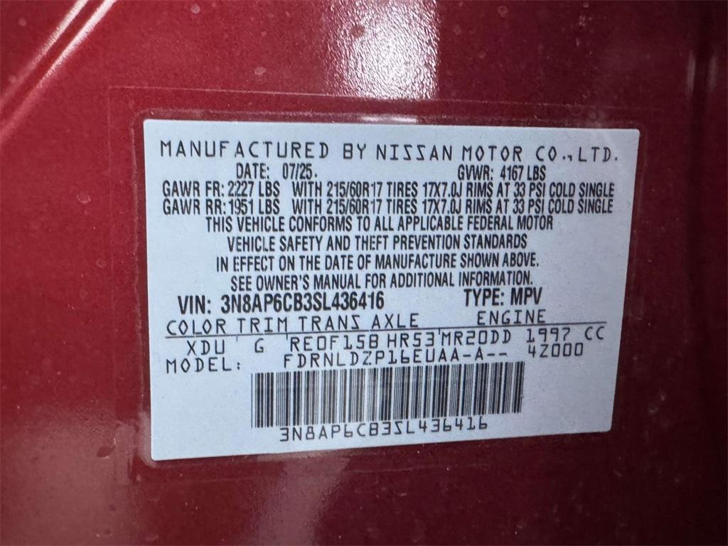 used 2025 Nissan Kicks car, priced at $20,995