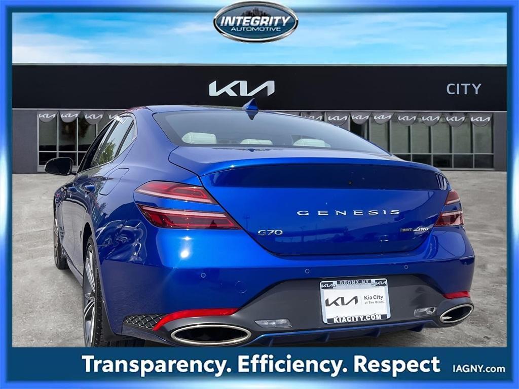 used 2024 Genesis G70 car, priced at $45,475