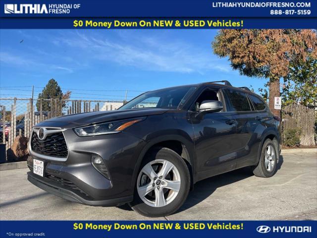 used 2021 Toyota Highlander car, priced at $27,495