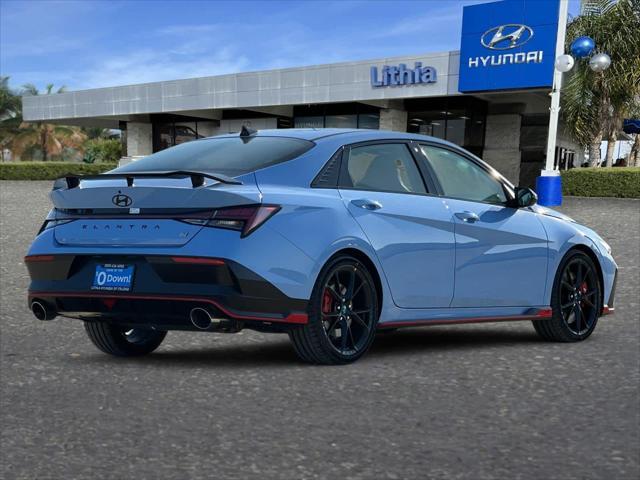 new 2025 Hyundai Elantra N car, priced at $37,189