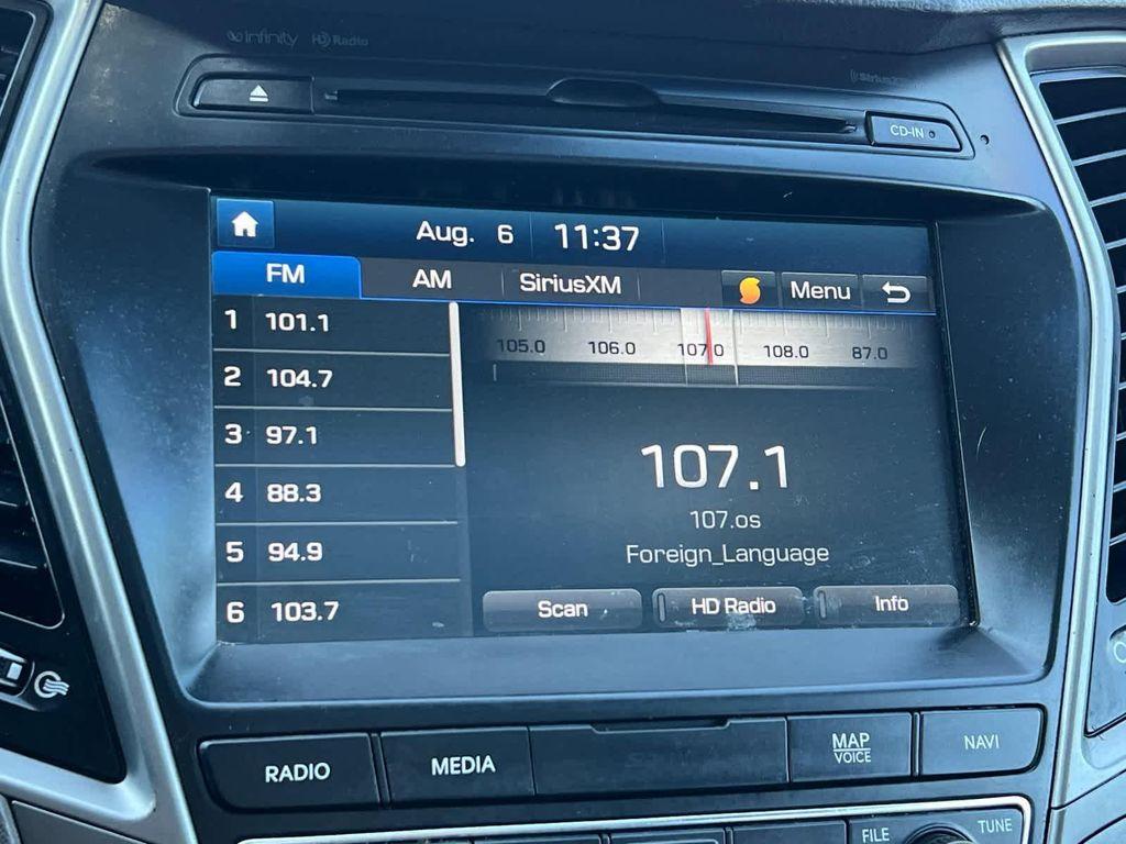 used 2017 Hyundai Santa Fe car, priced at $13,818