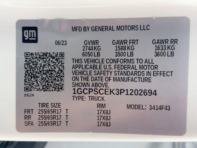 used 2023 Chevrolet Colorado car, priced at $29,558