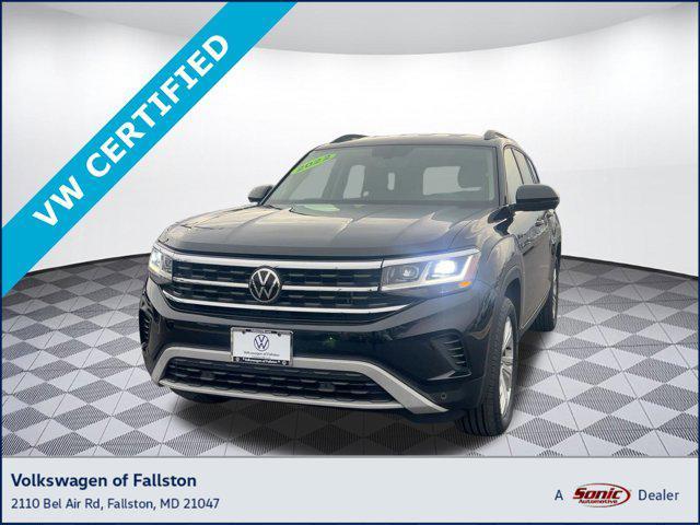 used 2022 Volkswagen Atlas car, priced at $25,999