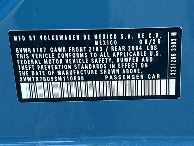new 2025 Volkswagen Jetta car, priced at $27,041