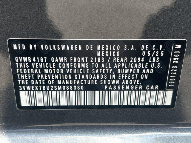 new 2025 Volkswagen Jetta car, priced at $26,511