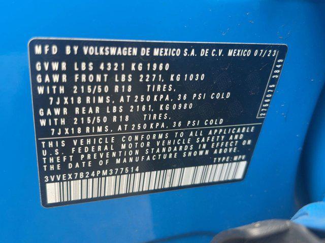 used 2023 Volkswagen Taos car, priced at $19,998