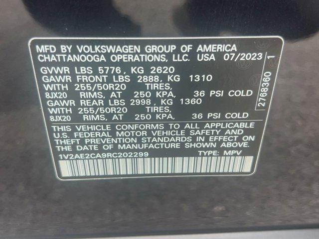 used 2024 Volkswagen Atlas Cross Sport car, priced at $34,999