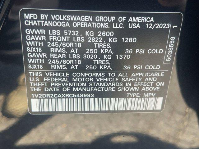 used 2024 Volkswagen Atlas car, priced at $26,999