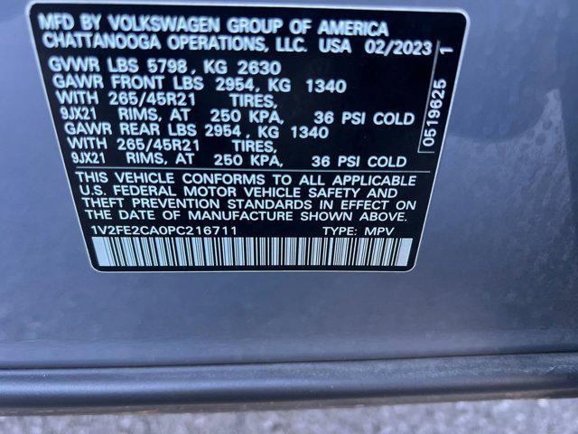 used 2023 Volkswagen Atlas Cross Sport car, priced at $34,999