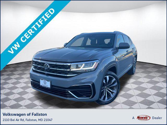 used 2023 Volkswagen Atlas Cross Sport car, priced at $34,999