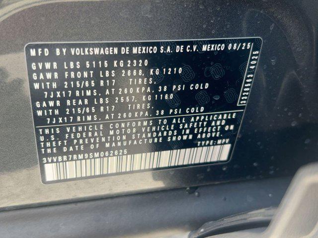 new 2025 Volkswagen Tiguan car, priced at $32,711