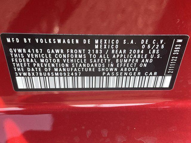 new 2025 Volkswagen Jetta car, priced at $24,901
