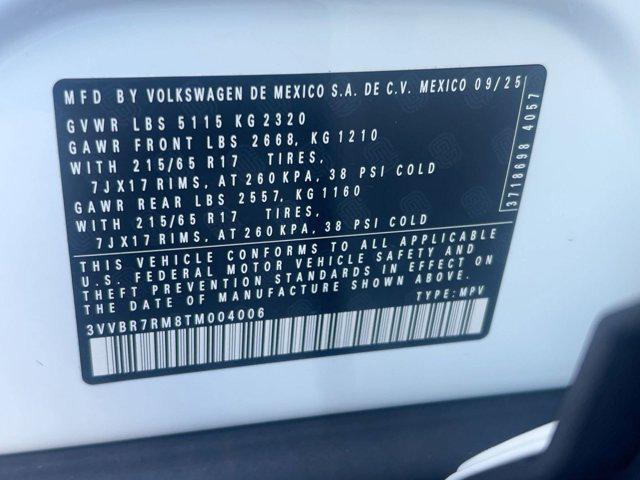 new 2026 Volkswagen Tiguan car, priced at $33,301