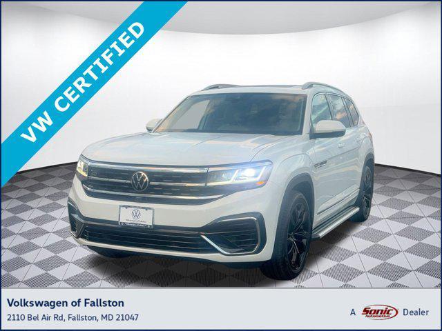 used 2021 Volkswagen Atlas car, priced at $16,998