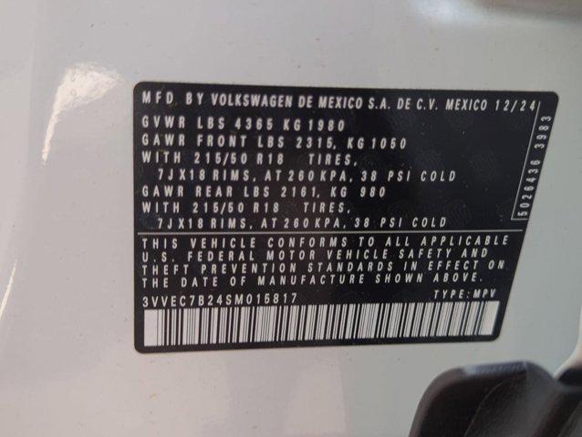 new 2025 Volkswagen Taos car, priced at $30,332