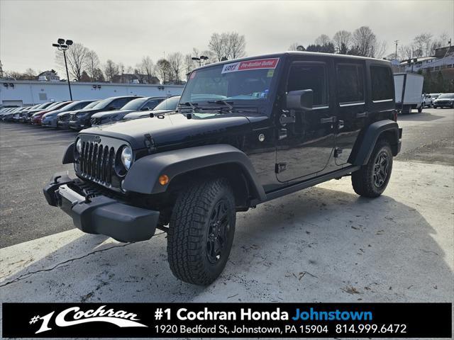 used 2016 Jeep Wrangler Unlimited car, priced at $14,239