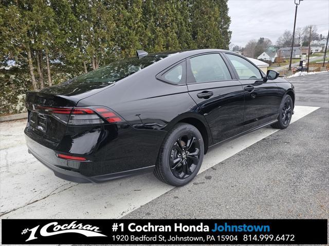 new 2025 Honda Accord car, priced at $30,396